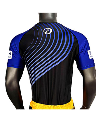 Anti-Slip Bjj Rashguard Blue