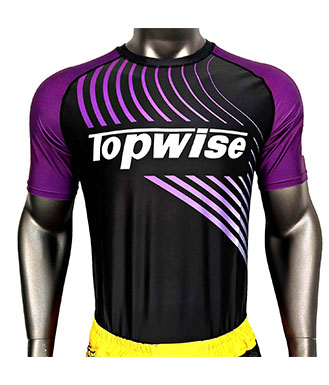 Anti-Slip Bjj Rashguard Pruple