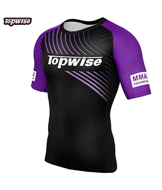 Anti-Slip Bjj Rashguard Pruple