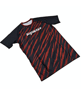 Bjj Rash Guard Short Sleeve Red