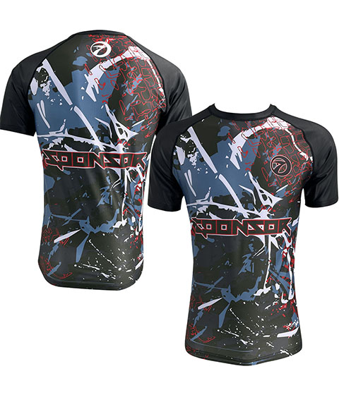 Camouflage Short Sleeve Bjj Rash Guard