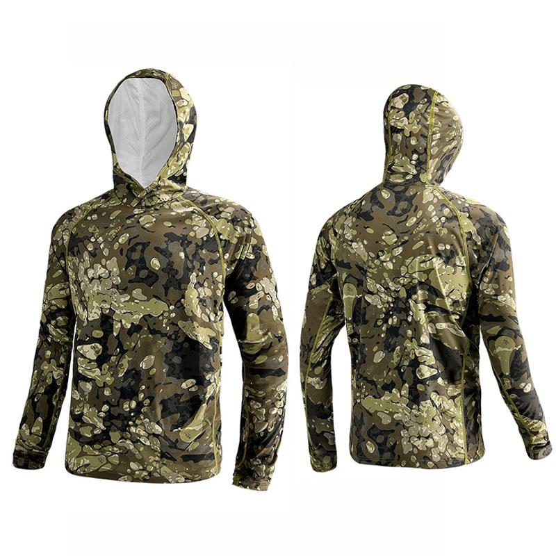 Dark Green Fishing Hoodies