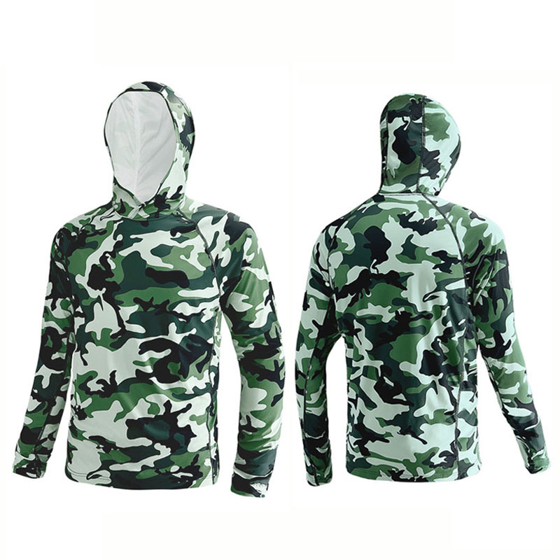 Green Fishing Hooded